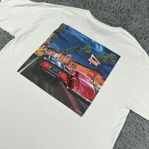 In-N-Out Burger Shirt Extra Large White Hollywood Los Angeles Cars Pullover Mens